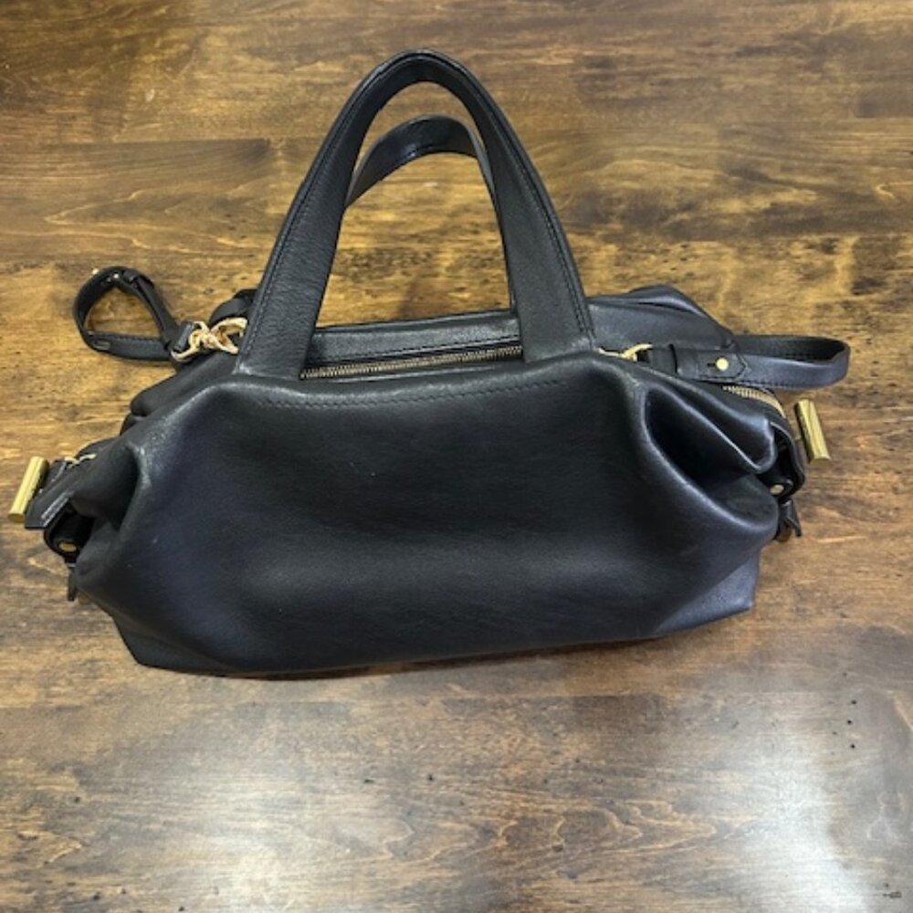 Reed Krakoff Leather Top Handle Black Bag - Picture 5 of 12